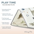 thumbnail image 5 of Dream On Me Play Time Reversible Baby Play Mat Foldable Extra Large Thick Foam Crawling Playmats for Toddlers Waterproof Portable Playmat Yoga/Picnic/Game Mat Indoor/Outdoor, Giraffe and Dinosaur, 5 of 6