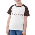 thumbnail image 4 of RXIRUCGD 2025 Vêtements d'Été pour Enfants Tout-Petits Garçons Filles Mode Mignon Col Rond Imprimé Manches Courtes Haut, 4 of 7