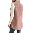 thumbnail image 5 of Livrdious Fall Cardigan for Women Sleeveless Open Front Cardigan Vest Casual Button Down Waffle Knit Coat, S-XXL, 5 of 8