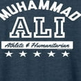 thumbnail image 3 of Muhammad Ali - Boxing Legend - Athlete & Humanitarian - Women's Lightweight French Terry Long Sleeve Shirt, 3 of 5