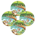 thumbnail image 2 of 15.4inch Round Placemats, DIY Printing Design, Suitable for Kitchen, Table Party Decoration Tigers and Kittens, 2 of 7