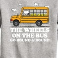 thumbnail image 3 of Peanuts - Wheels On The Bus - Toddler And Youth Crewneck Fleece Sweatshirt, 3 of 6