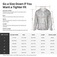 thumbnail image 4 of Lsque Silver Mosaic UPF 50+ Lightweight Sun Protection Men's Women's Long Sleeve Shirt, Hoodie Performance -XX-Large, 4 of 7