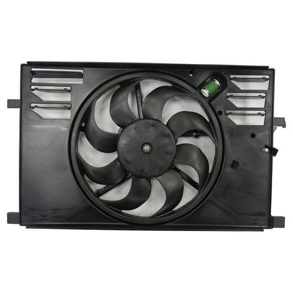 Dual Radiator and Condenser Fan Assembly Fits select: 2015-2018 JEEP RENEGADE, 2016-2018 FIAT 500X