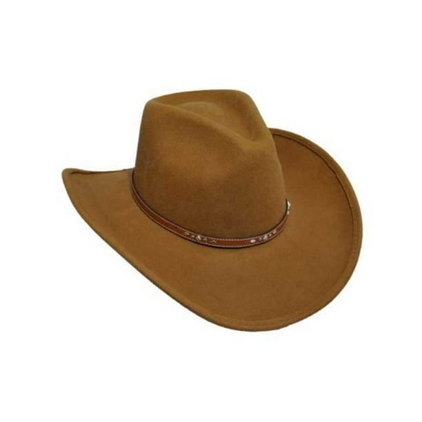 Bailey Hats Bailey Cowboy Hat Mens Hondo Crown Leather Hatband Silver Buckhorn