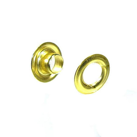 

#3 Grommets Solid Brass and Brass Plated with Washer Leather Craft - 10 Pack