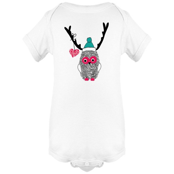 Cute Christmas Owl Bodysuit Infant -Image by Shutterstock,  Newborn