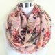 thumbnail image 4 of Nuevas bufandas con estampado de flores de viscosa Match Ipek Esarp, bufandas con lazo, bufandas infinitas con flores para mujer, bufandas de primavera, bufandas con aros calientes para mujer, 4 of 5