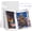 White, variant on A3 Diamond Painting Storage Book, 60 Views Art Portfolio Presentations Folder with 30 Pages Protectors, 17.3x12.8in