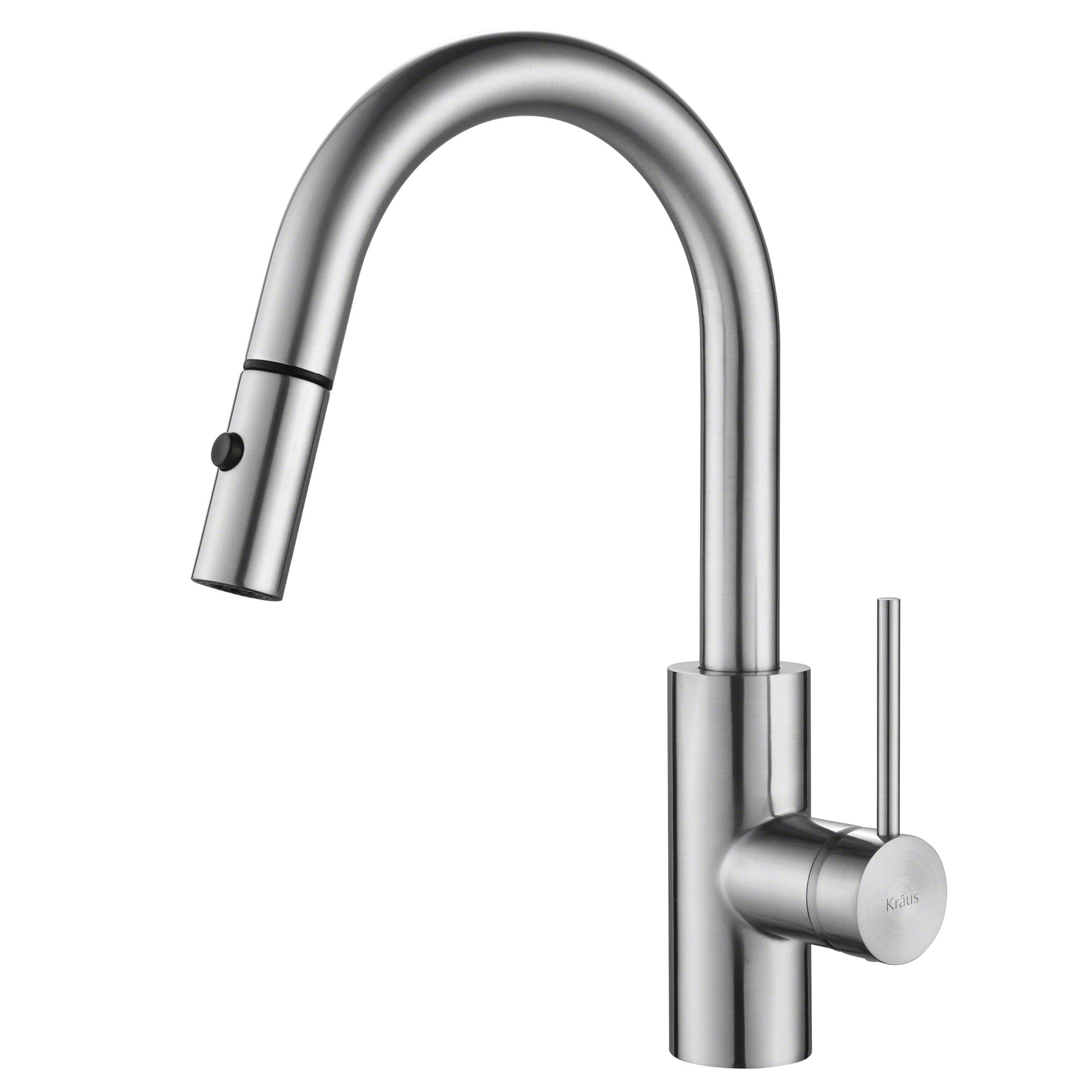 KRAUS Oletto™ Single Handle Pull Down Kitchen Faucet in Chrome Finish