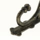 thumbnail image 3 of Colgador de ropa doble industrial clásico de hierro Bronce Gloria Gancho del organizador de almacenamiento, 3 of 7