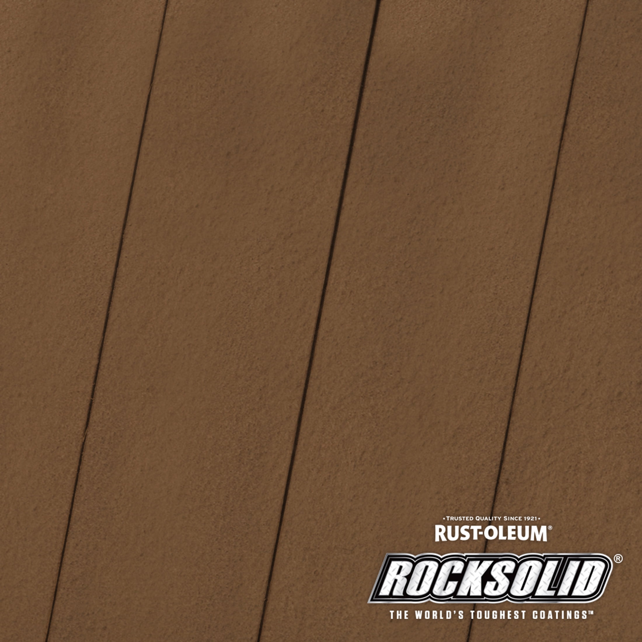 Chocolate, Rust-Oleum RockSolid 2X Solid Exterior Wood Deck Stain-319748T, Gallon