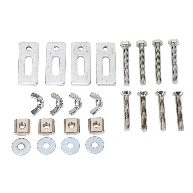 4 Pcs T Track Mini Hold Down Clamp M6 Nut Zinc Aluminum Alloy T Track Clamp for 3018 Series CNC Router