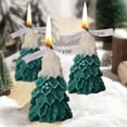 thumbnail image 5 of Tunhigl Festive Christmas Tree Scented Candle with Balsam Cedar Aroma Natural Soy Wax Holiday Home Decor Gift for Women Men Hand Poured Vibrant Colors Christmas Season Navy, 5 of 7
