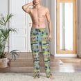 thumbnail image 2 of Naloa Hawaiian Style Pajama Pants Men, PJ Bottoms, Sleep & Lounge Pants-X-Large, 2 of 6