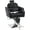 Black, variant on BarberPub Classic Recliner Barber Chair Antique Heavy Duty Hair Spa Salon Styling Beauty Black 3125