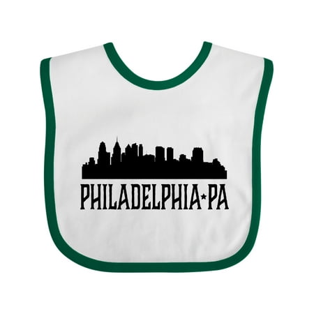 

Inktastic Philadelphia Pennsylvania City Skyline Gift Baby Boy or Baby Girl Bib