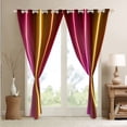 thumbnail image 4 of Erosebridal Yellow Red Pink Curtains Ombre Abstract Art Curtains & Drapes for Women,Stripes Geometric Curtains Blackout Stripe Neon Gradient Window Curtain Living Room Decor, 4 of 6