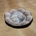 thumbnail image 5 of 50x50x18 Inches Large Flower Donut Dog Bed, Soft Round Plush Calming Bed for Cats Dogs, Warming Cat Bed Mat - Non-Slip Machine Washable Pet Couch, 5 of 6