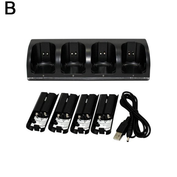 forWII four-charger charging stand T5B3 U3X5 K1S5 G5W7 E3J3 X9I7 H1M3 E8U3