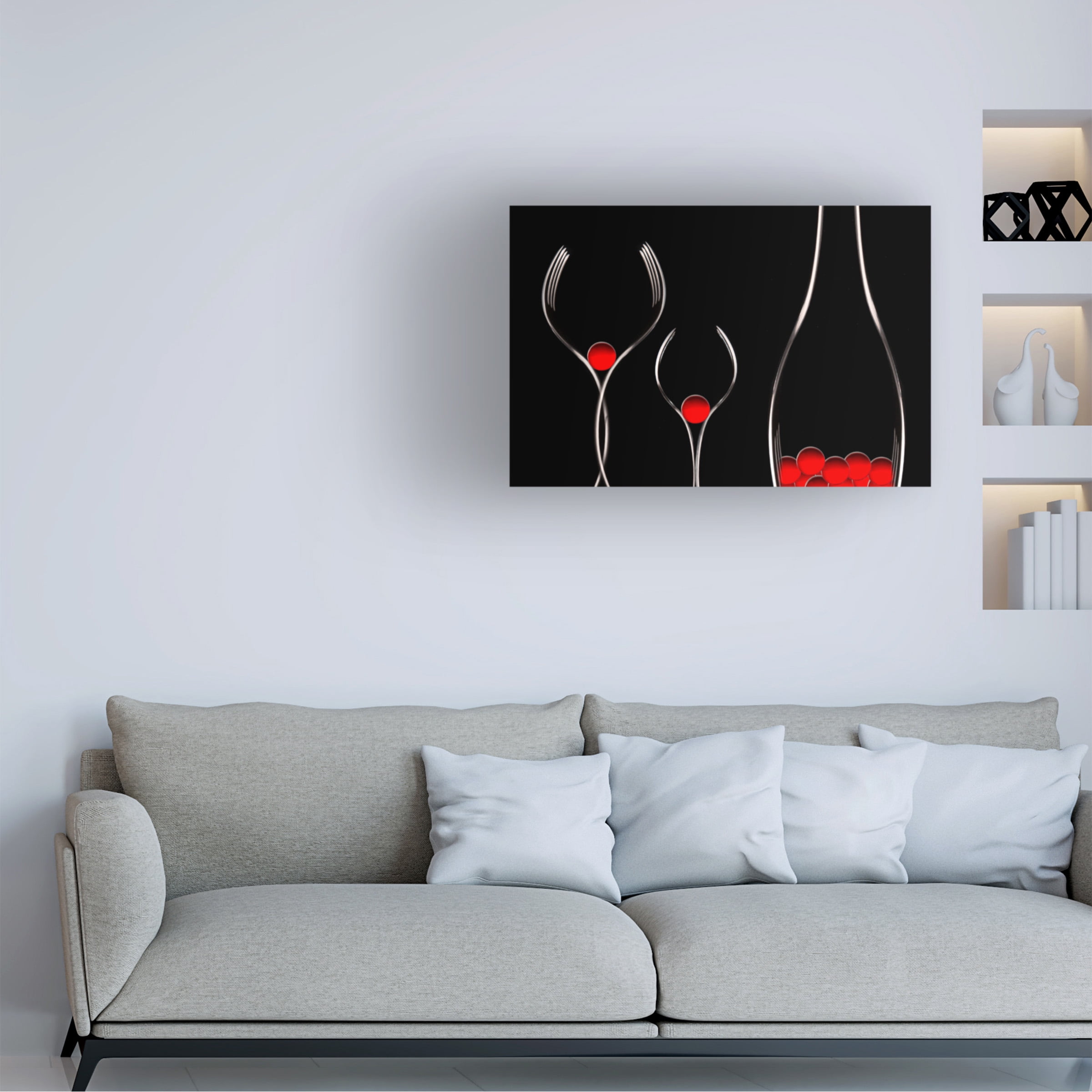Doris Reindl 'F O R K' Canvas Art