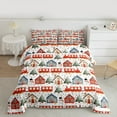 thumbnail image 2 of jejeloiu Christmas Tree Full Size Comforter Sets,Merry Xmas Bedding Comforter Set,Happu New Year Bedding Sets For Girls Boys,Ultra Soft Home Decor Reversible,3 Pieces, 2 of 8