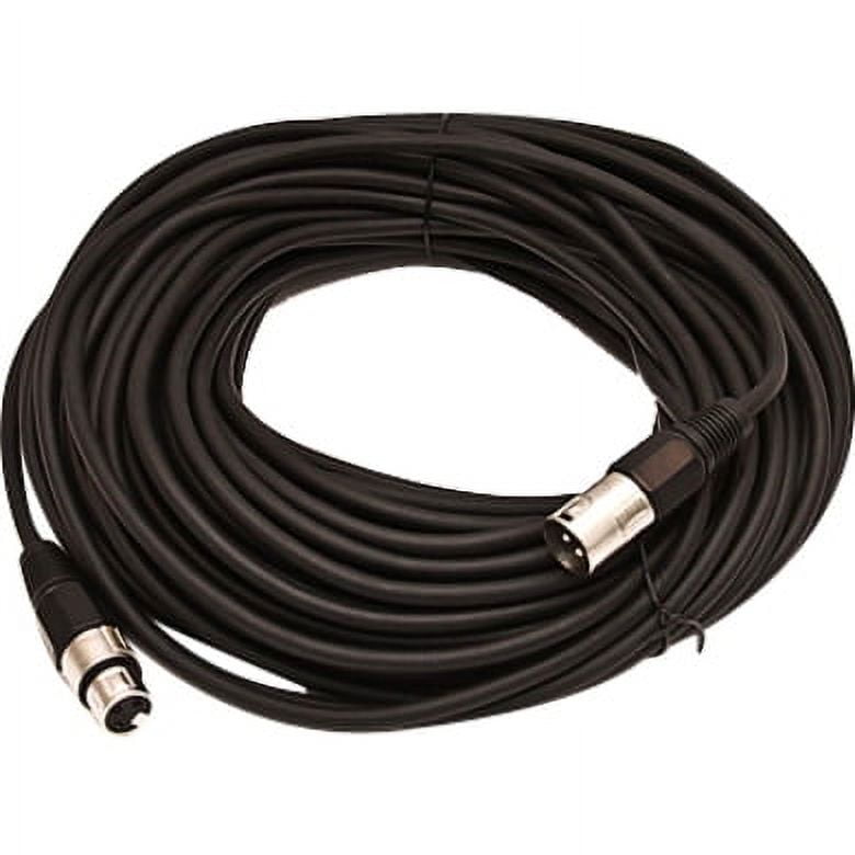 Seismic Audio SAXLX-100, Black 100 Foot XLR Microphone Cable