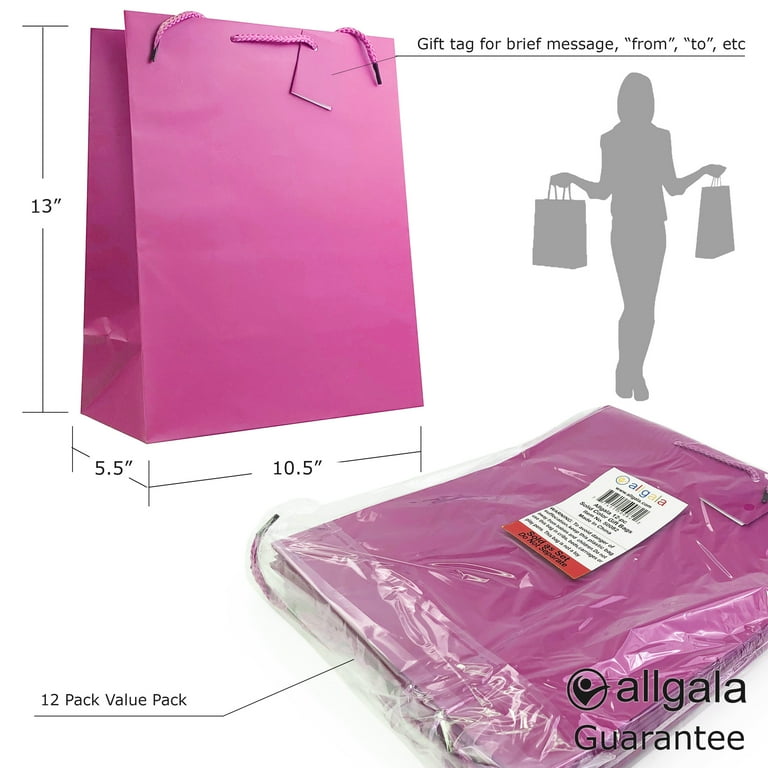 Solid color online paper gift bags