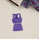 thumbnail image 1 of Conjunto de chaleco deportivo y pantalones cortos a escala 1:12, ropa de muñeca móvil, accesorios casuales, miniropa de moda para figuras de acción Púrpura claro, 1 of 8
