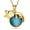 Gold, variant on Personalize Stainless Steel Cat Urn Pendant Stone Moon Memory Necklace for Cremation Ashes Keepsake Memorial Jewelry