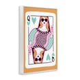 thumbnail image 3 of Stupell Industries Mid-Century Queen of Hearts & Drink White Framed Giclee Art, 20 x 30, by JJ Design House LLC, 3 of 8