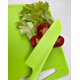 thumbnail image 3 of Cuchillo para lechuga para evitar que se dore, cuchillo de cocina dentado de plástico para verduras, ensaladas, frutas, pan o pasteles,Green, 3 of 5