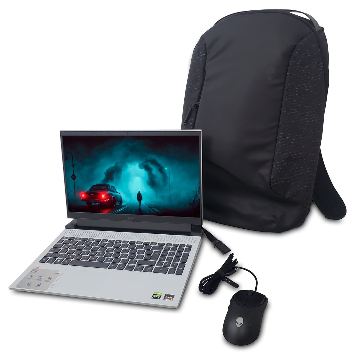 Laptop Gamer G15 5525 Ryzen 5 8GB RAM 512GB RTX 3050 + Mouse Alienware ...
