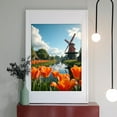 thumbnail image 2 of Diamond Art Kit for Adults, Tulip Windmill Scenic Reflection Diamond Painting for Adults Beginners, DIY Diamond Art Painting Kits, 5D Diamond Painting Crafts for Home Decor 12x16 Frameless, 2 of 7