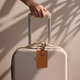 thumbnail image 6 of Muka 4 Pack Leather Luggage Tags for Suitcases Travel Tags, Privacy Protection Bag Tags Travel Essentials, 6 of 8