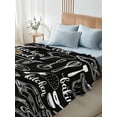 thumbnail image 4 of King Size Flat Sheet Only, Black Kitchen Tools Soft Brushed Microfiber Bed Sheets, Modern Cooking Utensil Farmhouse Cookware Hotel Quality Breathable Bedding Top Sheet, Easy Care, 105"x98", 4 of 9