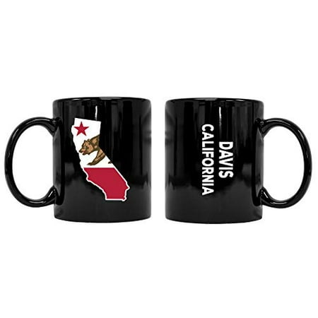 

Davis California Souvenir Black Ceramic Mug