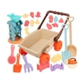 thumbnail image 3 of Juguetes de arena de playa,Juguetes de arena de playa para niños y niñas de 3 a 5 años,Juego de juguetes de playa para exteriores,cubo,carrito,pala y rastrillo,Carro de juguete de playa con, 3 of 8