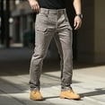 thumbnail image 2 of Men's Lightweight Cargo Pants For Outdoor Summer Activities Loose Fit Durable Work Hiking Adventure Travel Long Pants Pants Loose Fit Straight Legs Beach Trousers, 2 of 4
