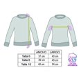 thumbnail image 3 of Sudadera Persodesigncl SpongeBob Esponja con diseño de rostro de niño y niña, 3 of 3