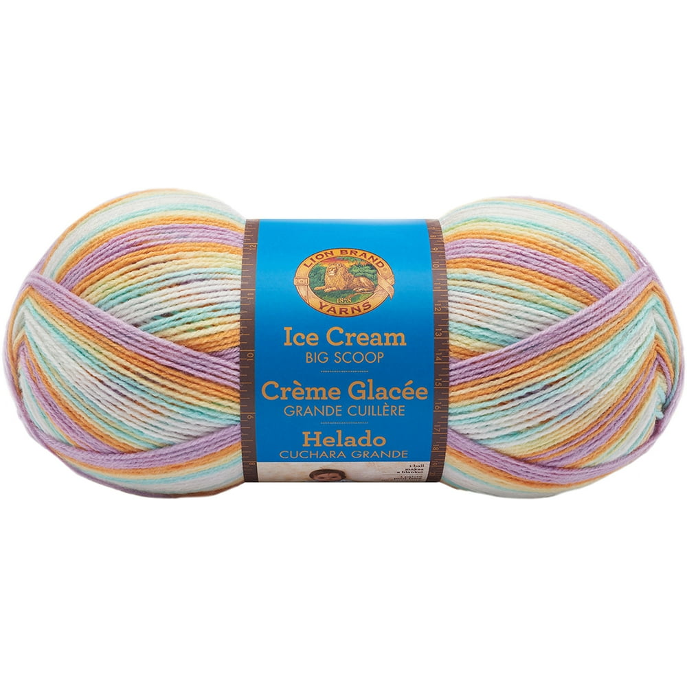 Lion Brand Ice Cream Big Scoop YarnBanana Split