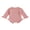 Dark Pink, variant on RUINIXCW Newborn Baby Girl Knit Sweater Romper Infant Baby Girl Fall Winter Clothes Basic Solid Color Ruffle Long Sleeve Bubble Bodysuit Pullover Top