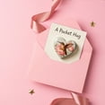 thumbnail image 2 of BNNG Pocket Hug Token Heart Shaped Flower Keepsake - Small Gift For Long Distance Relationship, Sympathy Memorial For Loved Ones, Friends Family Appreciation Present, 2 of 4