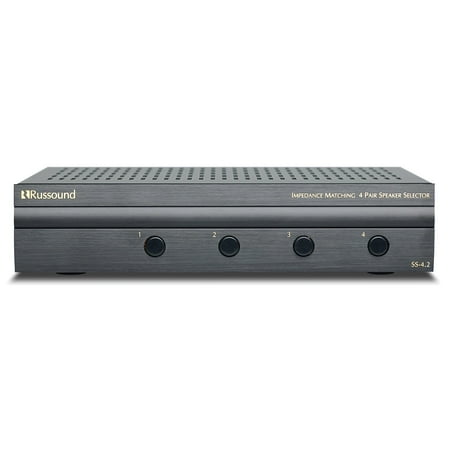 UPC: 0612934520679 | Russound SS-4.2 Single-Source Speaker Selector (4 Pair)
