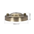 thumbnail image 3 of Unique Bargains Retro Light Canopy Kit Pendant Lighting Ceiling Plate DIY 104mm 4.1Inch Bronze 3Pcs, 3 of 3