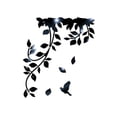 thumbnail image 1 of Clearance! Luxury Leaves And Rattan Branches Home Decoration Library Mirror Sticker, 1 of 4
