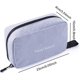 thumbnail image 2 of Bolsa de cosméticos, bolsa de almacenamiento multifuncional portátil de nailon, que contiene artículos de tocador de viaje de gran capacidad, bolsa de ducha impermeable para maquillaje, gris, 2 of 5