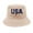 Beige, variant on Clearance! Audhol Bucket Hat July 4 independence Day American Honors Bucket Hat Adult Unisex Fishing Sun Hat Black Bucket Hats for Woman Beige One Size