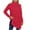 Red, variant on Sevevn Dresses for Women Women Winter Casual Solid Color Pearl High Collar Split Fork Long Sleeves Sweater Dress Christmas Gift