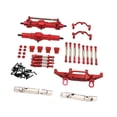 thumbnail image 4 of Piezas para coches RC a escala 1:16, kit de piezas metálicas para coches RC, soportes de varillas multifunción para C14 Rojo, 4 of 7
